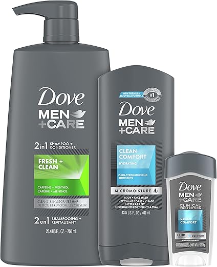 DOVE MEN + CARE Men's Hair + Skin Care Regimen Set