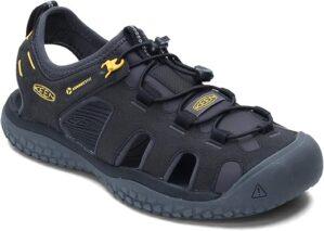 KEEN Utility Men's High Performance Water Shoe, Black/Gold