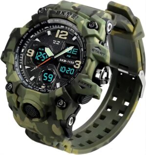 MJSCPHBJK Men’s Military Waterproof Tactical Watch