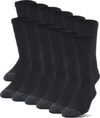 Gildan Men’s Polyester Crew Socks (12 Pairs)
