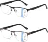 Missfive Mens Progressive Multifocus Reading Glasses