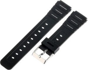 Timex Men's Q7B727 Black Replacement Watchband