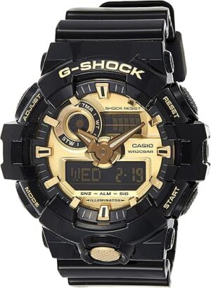 Casio Men’s Quartz Resin Casual Watch GA-710GB-1ACR