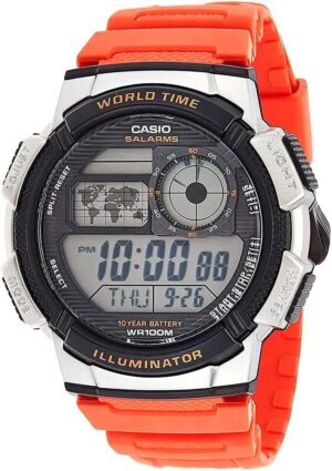 Casio Men’s Quartz World Time Watch AE1000W-4BV