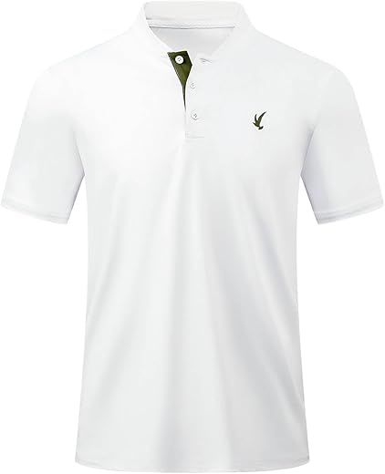 JMIERR Men's Quick Dry Casual Polo Shirt