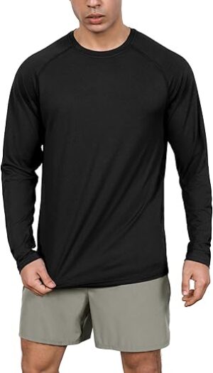 ODODOS Men’s Quick Dry Long Sleeve Shirts