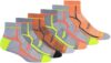 Saucony Men’s RunDry Bolt Performance Quarter Socks