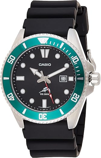 Casio Men's Stainless Steel Quartz Watch MDV-106B-1A3VCF