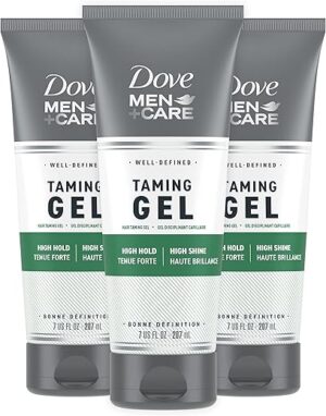 DOVE MEN + CARE Men’s Strong Hold Styling Gel, 7 Fl Oz (Pack of 3)