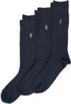 POLO RALPH LAUREN Men’s Super Soft Ribbed Dress Socks