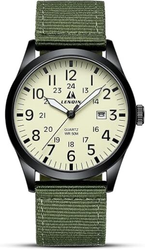 LN LENQIN Men's Unisex Military Sport Watch