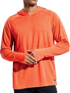 MIER Men’s UPF 50+ Sun Protection Hoodie
