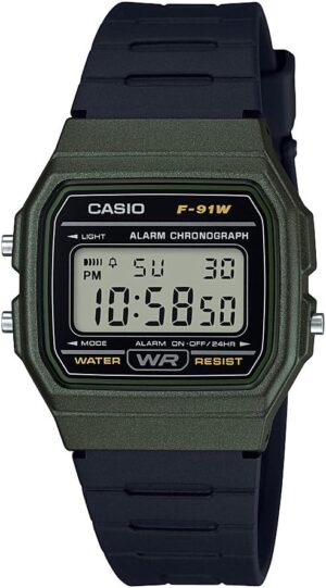 Casio Men’s Vintage Quartz Casual Watch F-91WM-3ACF