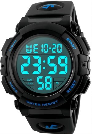 MJSCPHBJK Men’s Waterproof Digital Sports Watch