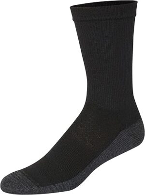 Hanes Men’s X-Temp Cushioned Crew Socks, 12-Pack