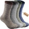 Annsuki Merino Wool Men’s Thermal Hiking Socks