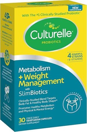 Culturelle Metabolism + Weight Management Probiotic Capsules