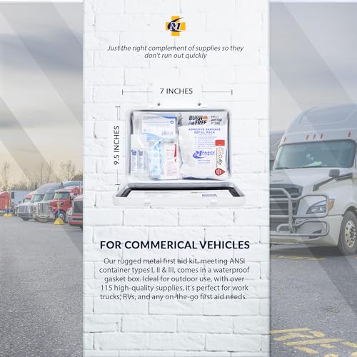 MFASCO Vehicle First Aid Kit - DOT Compliant - Image 3