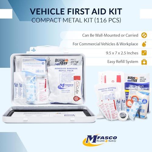 MFASCO Vehicle First Aid Kit - DOT Compliant - Image 2