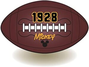 Disney Mickey Mouse Rugby Ball Magnet 85176
