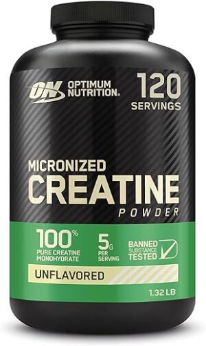 Optimum Nutrition Micronized Creatine Monohydrate Powder, Unflavored