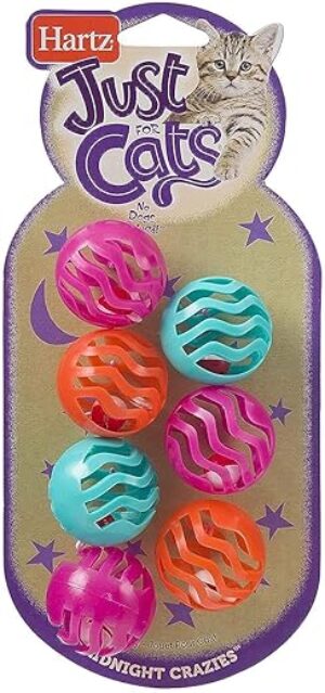Hartz Midnight Crazies Cat Toy Balls