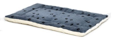 MidWest Homes for Pets Reversible Paw Print Pet Bed, Blue/White - Image 3
