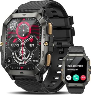 DEKELIFE Military Smart Watches With Fitness Tracker