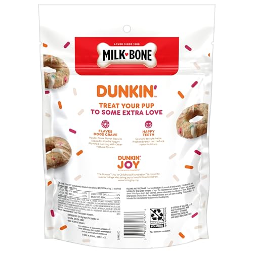 Milk-Bone Dunkin' Vanilla Glaze Dog Treats, 8 Ounce - Image 3