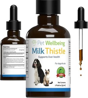 Pet Wellbeing Milk Thistle For Cats – Liver Health Supplement