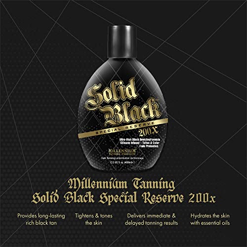 Millennium Tanning Products Solid Black Special Reserve 200X Tanning Lotion - Image 2