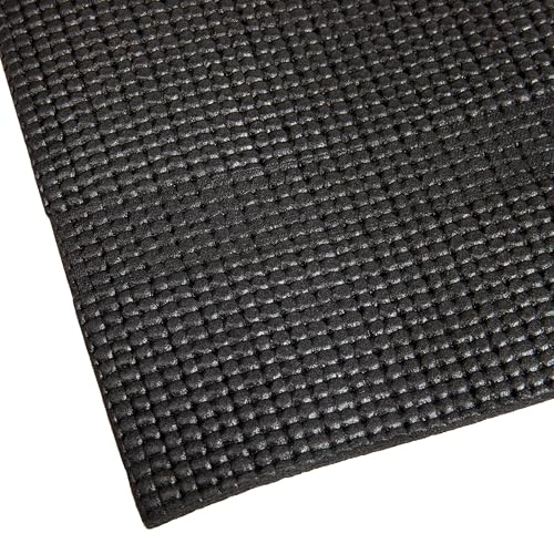 Mind Reader Yoga Fitness Extra Thick Exercise Mat YOGAPVC-BLK - Image 5