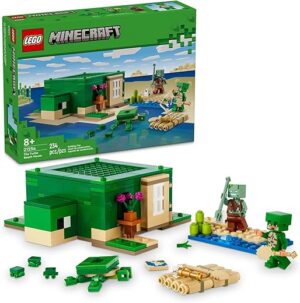 LEGO Minecraft Turtle Beach House Building Set