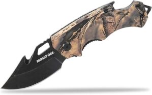 Mossy Oak Mini Folding Pocket Knife, Stainless Steel Blade