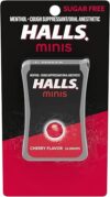Halls Minis Cherry Flavor Sugar Free Cough Drops