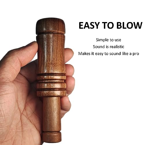 minzico Wood Duck Call Realistic Sounding Whistle - Image 3