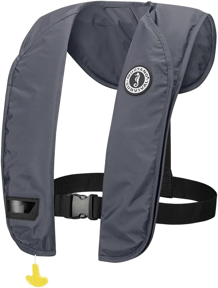 MUSTANG SURVIVAL M.I.T. 100 Automatic Inflatable PFD - Admiral Gray