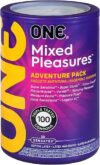 One Mixed Pleasures Variety Latex Condom Pack