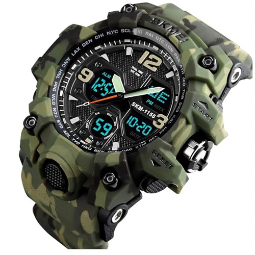 MJSCPHBJK Men's Military Waterproof Tactical Watch - Image 3