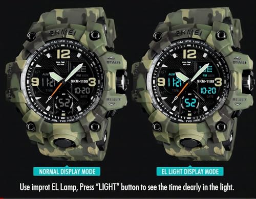 MJSCPHBJK Men's Military Waterproof Tactical Watch - Image 5