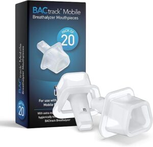 BACtrack Mobile Smartphone Breathalyzer Mouthpieces (20 Count)