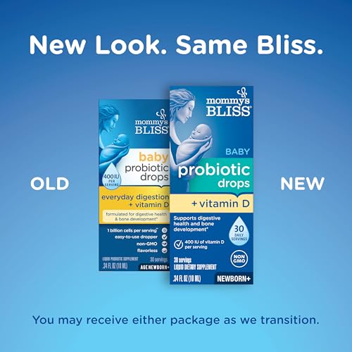 Mommy's Bliss Baby Probiotic Drops With Vitamin D, 0.34 Fl Oz - Image 2