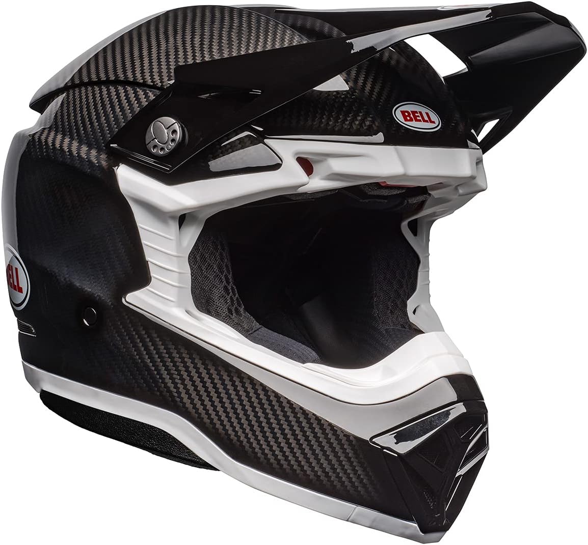 BELL Moto-10 Spherical MIPS Helmet (Gloss Black/White - X-Large)