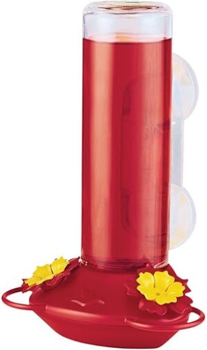 Perky-Pet Mounted 455-2 Glass Window Hummingbird Feeder