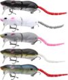 Gaderth Mouse Fishing Lures With Treble Hooks