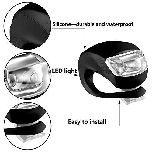 Mudder 12 Pieces Bicycle LED Light Set - Image 3