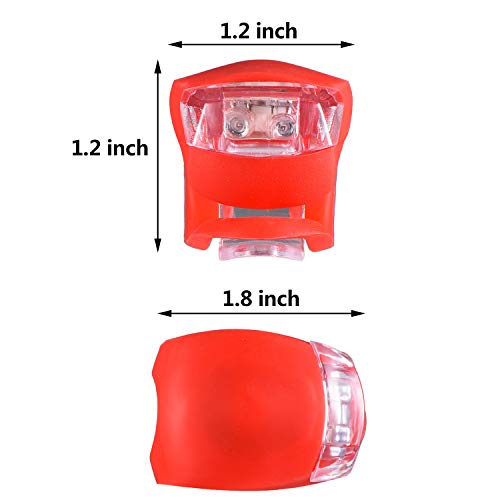 Mudder 12 Pieces Bicycle LED Light Set - Image 2
