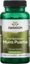 Swanson Muira Puama Root Libido Boost Supplement 400 mg