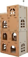 Furhaven Multi-Level Cardboard Cat Condo Tower