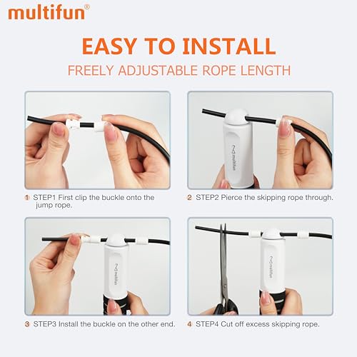 multifun Speed Skipping Rope With Calorie Counter - Image 5